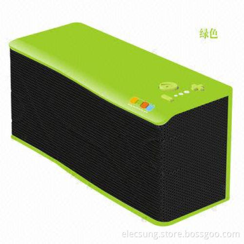 Powerful Stereo Portable Mini Bluetooth V2.1+ERD Speaker/3.7V 1200mAh Rechargeable Battery
